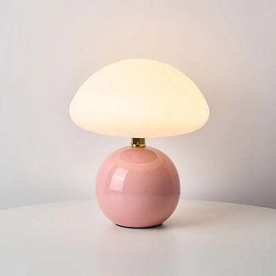 LoriGlow | cremefarvet champignonlampe | Vanero