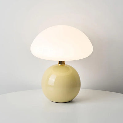 LoriGlow | cremefarvet champignonlampe | Vanero