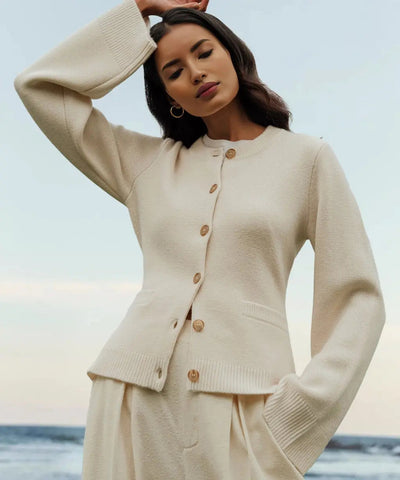 CozyGrace | Cardigan Chic Trøje l Vanero