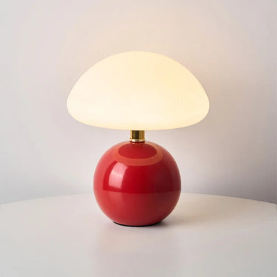 LoriGlow | cremefarvet champignonlampe | Vanero