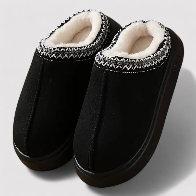 Mira Gummi, Polyester & Bomuldsblanding | Unisex Pasform Tøfler | Skridsikker Sål Med Blød Foring til Hjemmebrug & Afslapning | Vanero