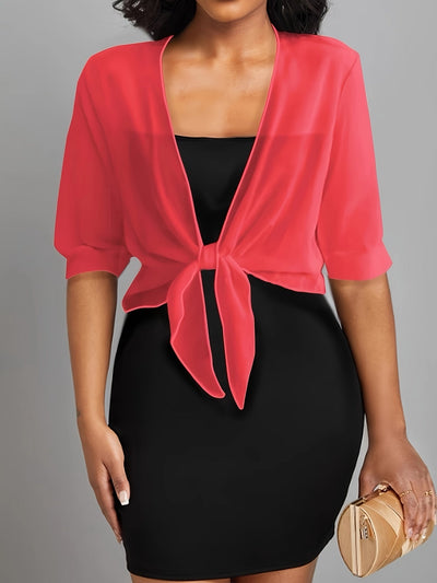 Hilma l Hvid bluse med åben front l Vanero