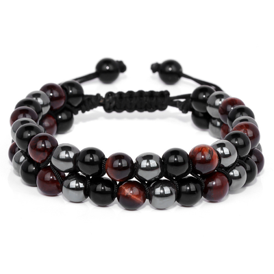 Jewelance  ProtectionBracelet | Dobbelt Lag Tiger's Øje Beskyttelse Armbånd | Vanero