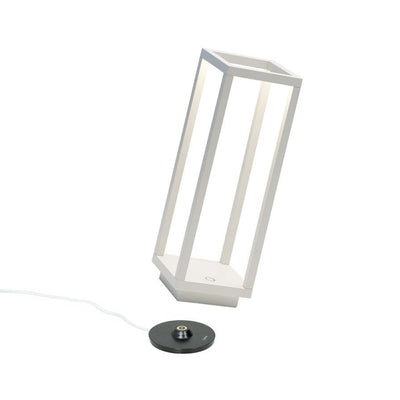 LumiSphere | Genopladelig Bordlampe med Vandafvisende Design Grå | Vanero