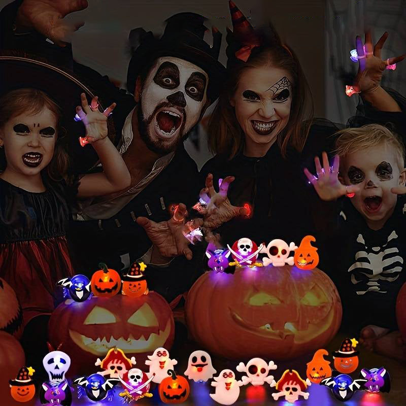 Lysende | Halloweenringe og Brocher | Vanero