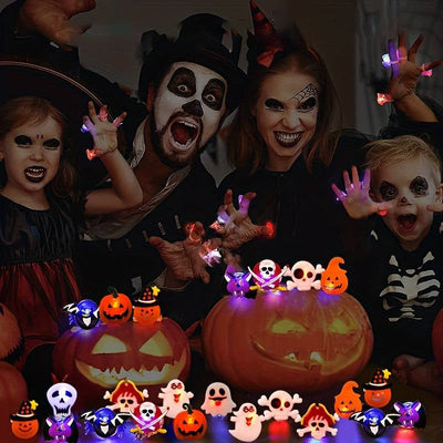 Lysende | Halloweenringe og Brocher | Vanero