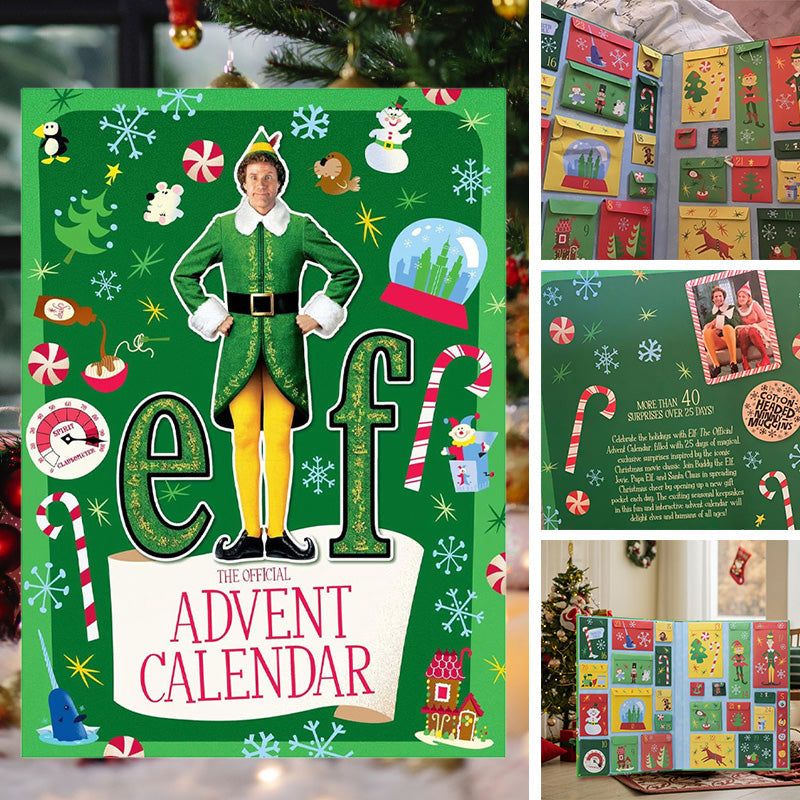 Adventskalender | 24-Dages Nedtællingsdesign | Juledekoration & Overraskelsesrum Indendørs Sæsonudsmykning | Vanero