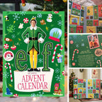Adventskalender | 24-Dages Nedtællingsdesign | Juledekoration & Overraskelsesrum Indendørs Sæsonudsmykning | Vanero