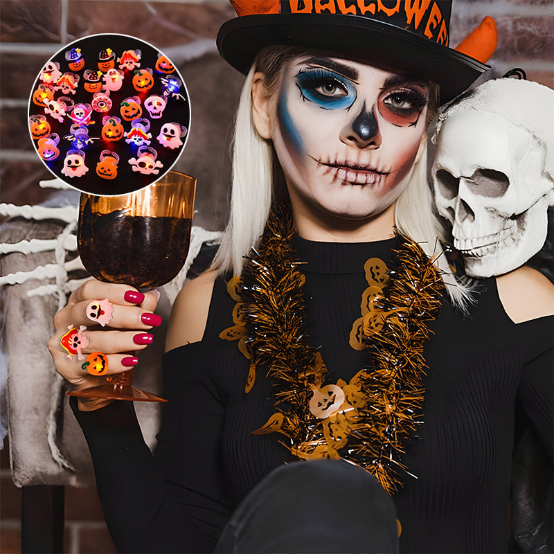 Lysende | Halloweenringe og Brocher | Vanero