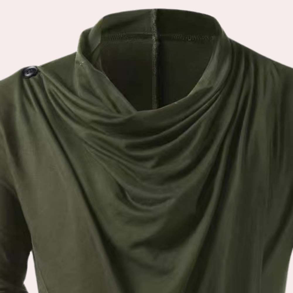 CRAIG l Asymmetrisk Langærmet T-Shirt til Mænd l Vanero