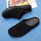 Dame Strikkede Sommersandaler | Slip-On Sandaler Med Åben Tå Og Kilesål | Hverdagsbrug | Vanero