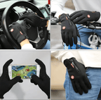 Termohandsker Polyester & Fleece | Vandafvisende Vinterhandsker | Touchscreen Design til Udendørsaktiviteter | Vanero