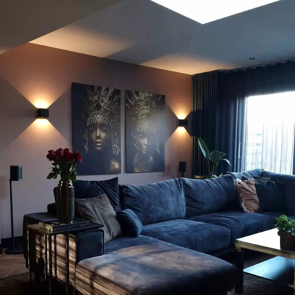 Væglampe | Genopladelig Bevægelsessensor | Magnetisk LED Belysning Indendørs & Udendørs Brug | Vanero