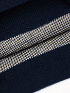 Strikpullover Til Herre | Nordisk Inspireret Jacquard Med Rombe- & Zigzagmønster | Løs Pasform, Rund Hals & Ribbede Manchetter | Vanero