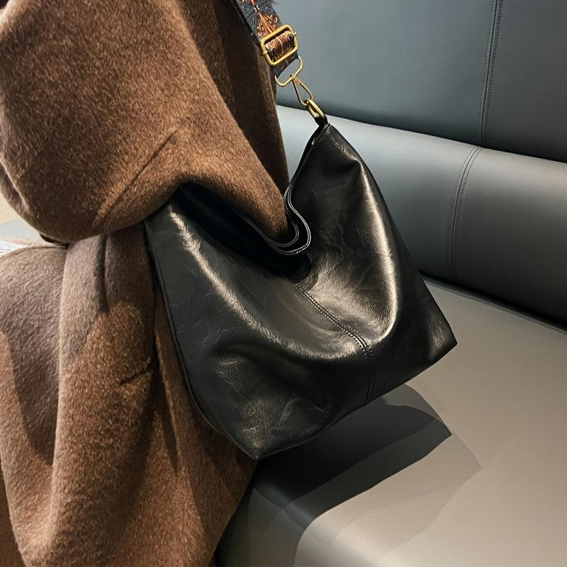 Grøn Hobo-Skuldertaske | Rummeligt Hovedrum & Justerbar Skulderrem | Crossbody-Taske Med Enhedsrum Til Hverdagsbrug | Vanero