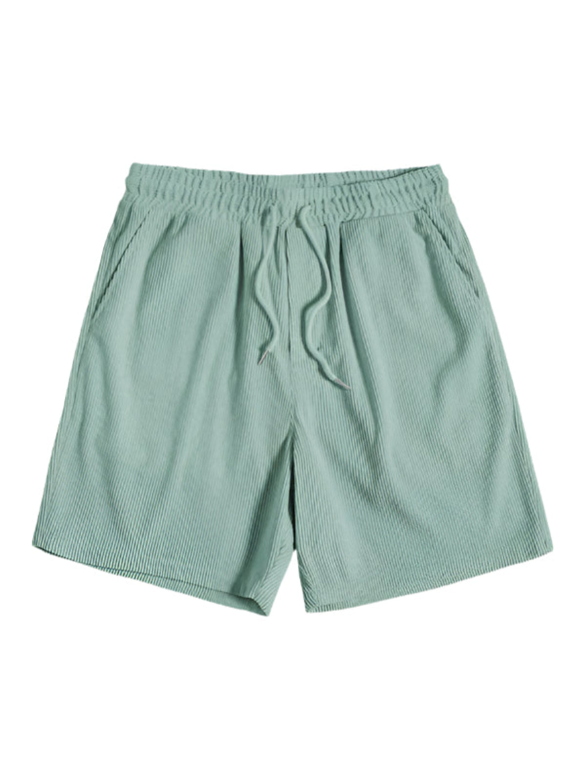 Herresæt Tekstilmateriale | Regular Fit T-Shirt & Shorts Sæt | Stribet Design til Fritidsaktiviteter & Strandbrug | Vanero