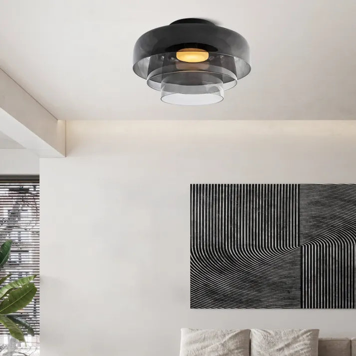 Nordisk Designer | Kreativ Personlighed Middelalderlig Glas Loftlampe | Vanero