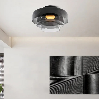 Nordisk Designer | Kreativ Personlighed Middelalderlig Glas Loftlampe | Vanero