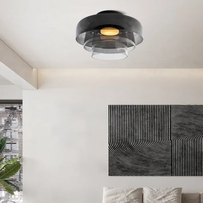 Nordisk Designer | Kreativ Personlighed Middelalderlig Glas Loftlampe | Vanero