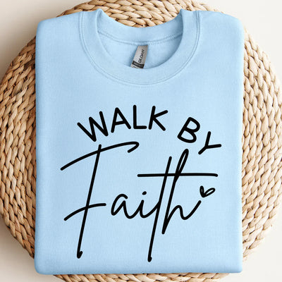 Leocadia l Walk By Faith Bogstavtryk T-Shirt l Vanero