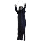 Halloween Hængende Spøgelsesdekoration | Spøgelsesophæng Med Langt Hår | Til Indendørs & Udendørs Brug | Vanero