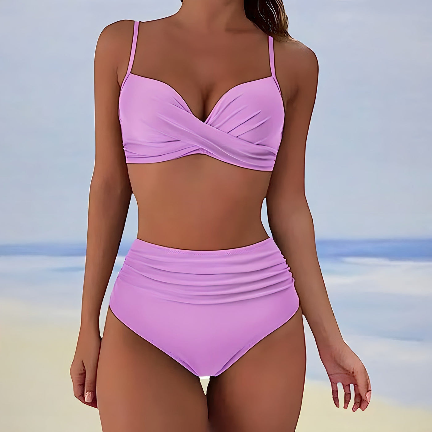 AVE | BIKINI MED HØJ TALJE l Vanero