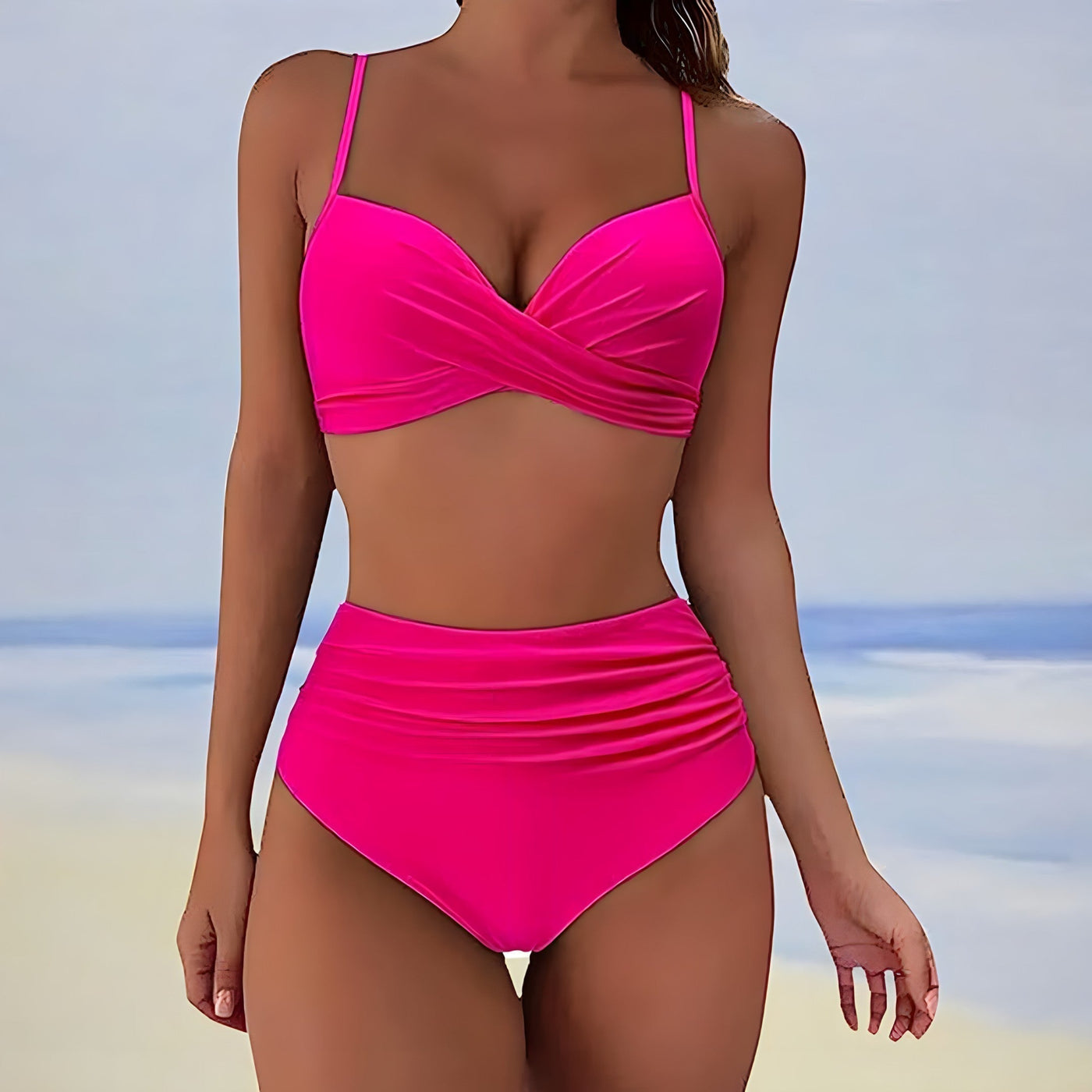 AVE | BIKINI MED HØJ TALJE l Vanero