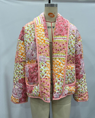 Darla l Moderigtig elegant jakke med print l Vanero
