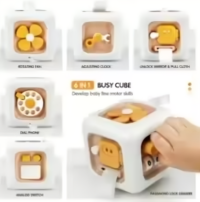 Cube Senses Toy | Læring Og Sjov - Cube Sense Legetøj | Vanero