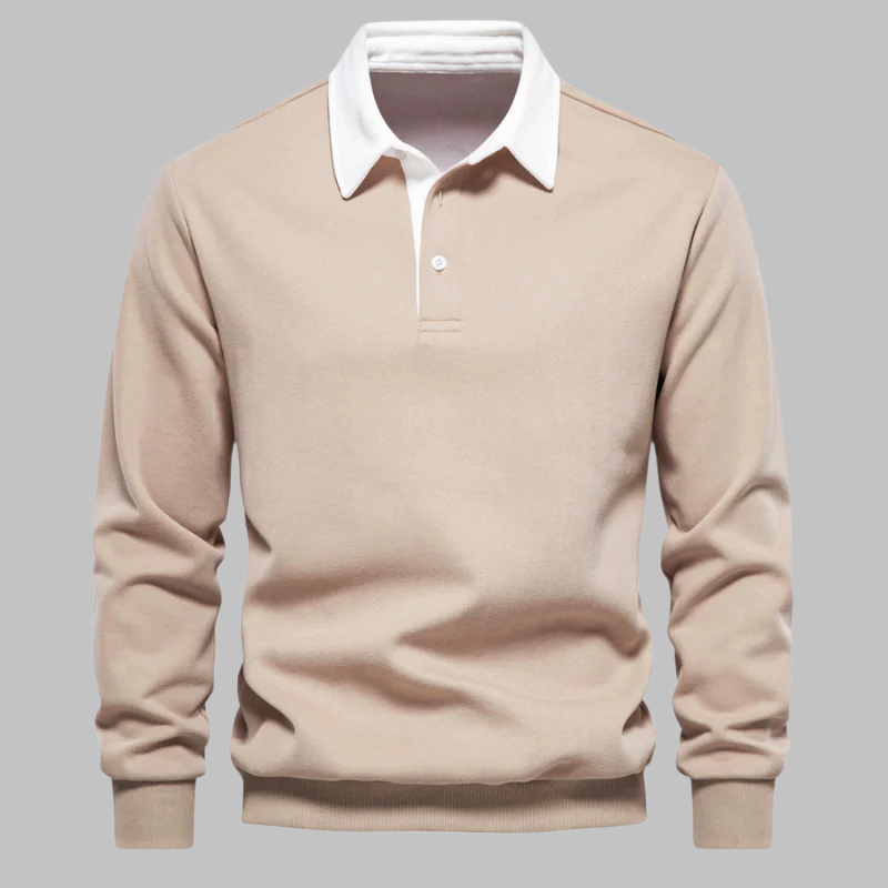 Style | Stilfuld afslappet polosweatshirt l Vanero