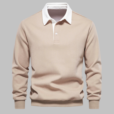 Style | Stilfuld afslappet polosweatshirt l Vanero