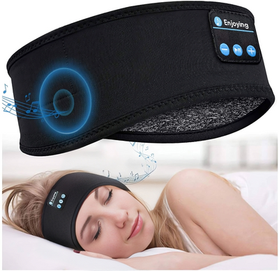SleepWave | Trådløse Søvnhovedtelefoner og Øjenmaske - Revolutionerende Komfort | Vanero
