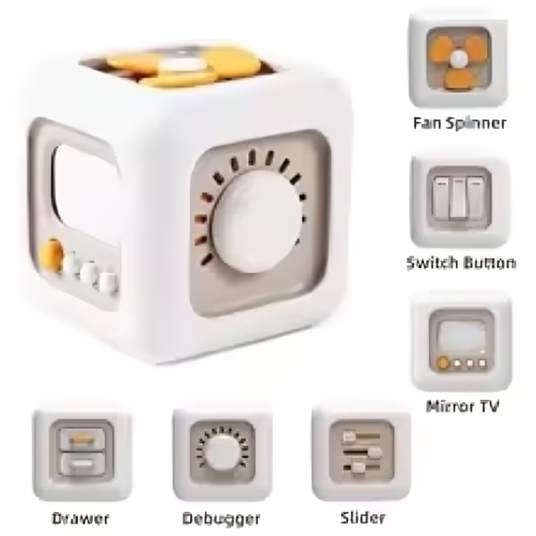 Cube Senses Toy | Læring Og Sjov - Cube Sense Legetøj | Vanero