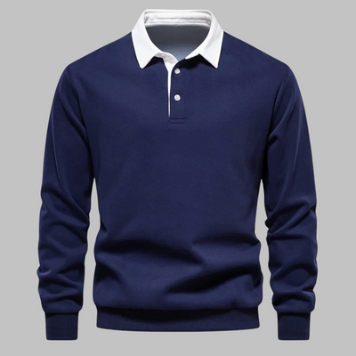 Style | Stilfuld afslappet polosweatshirt l Vanero