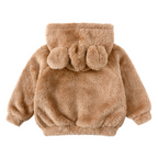 Baby Teddyjakke i Fleece | Blødt Overtøj Med Varm Struktur | Til Hverdagsbrug Efterår & Vinter | Vanero