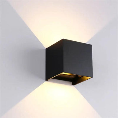 LED Væglampe | 12W Udendørs Sort | Vanero