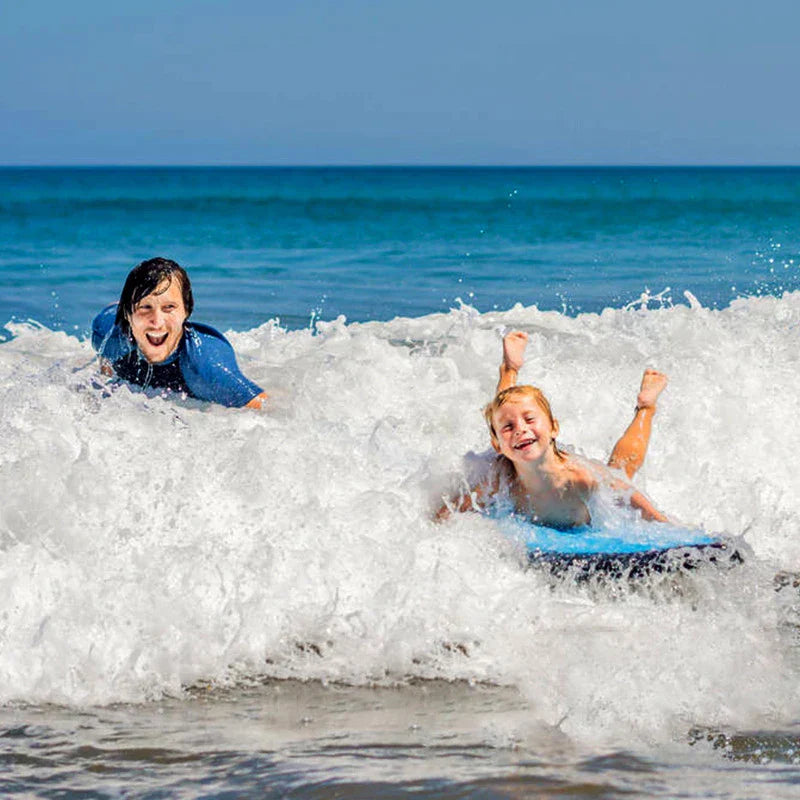 Oppusteligt Bodyboard Til Børn | Transportabelt PVC Design Til Pool & Strand | Overvågede Vandaktiviteter Udendørs | Vanero