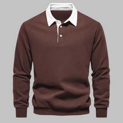 Style | Stilfuld afslappet polosweatshirt l Vanero