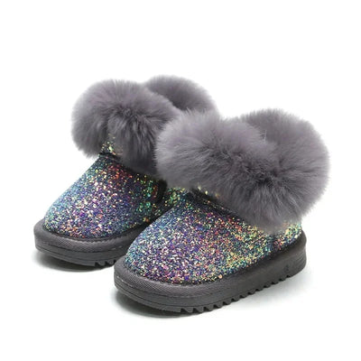Mini Fashion | Varme Og Stilfulde Glimmer Vinterstøvler Til Børn | Vanero