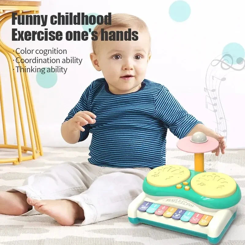 Baby Beats l Svingende begyndelse – Tromme- og keyboardsæt til børn l Vanero
