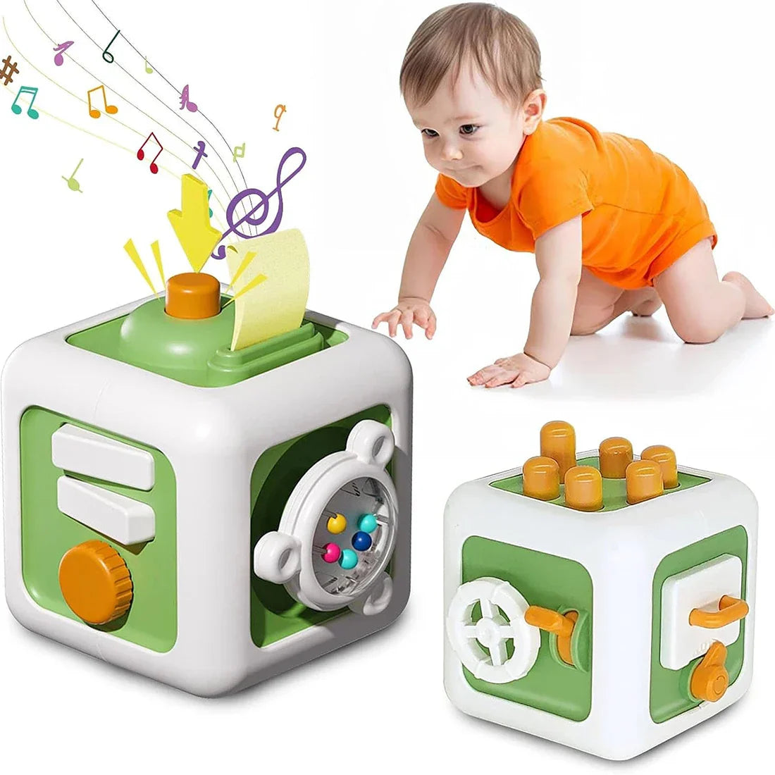 Cube Senses Toy | Læring Og Sjov - Cube Sense Legetøj | Vanero