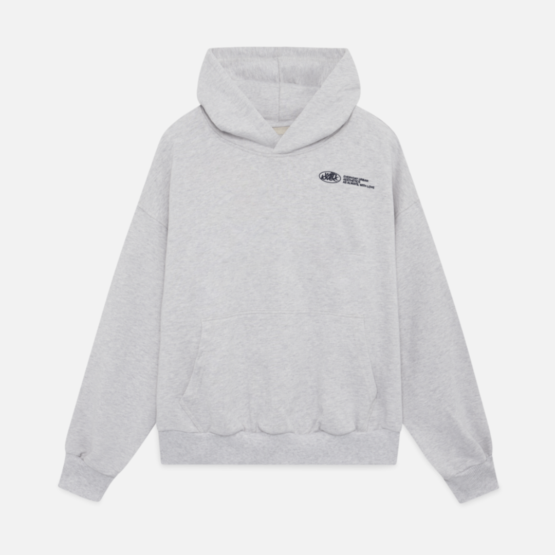 Hoodie i Tekstilmateriale | Afslappet Pasform Hættetrøje | Hætte & Kængurulomme til Hverdagsbrug | Vanero