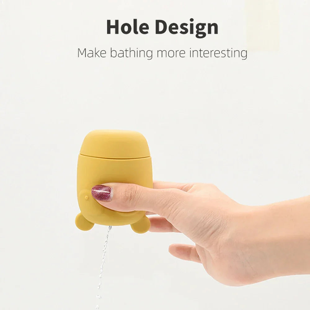 Bath Buddies l Skyggefuld Spetterpret – Vandlegetøj af silikone l Vanero
