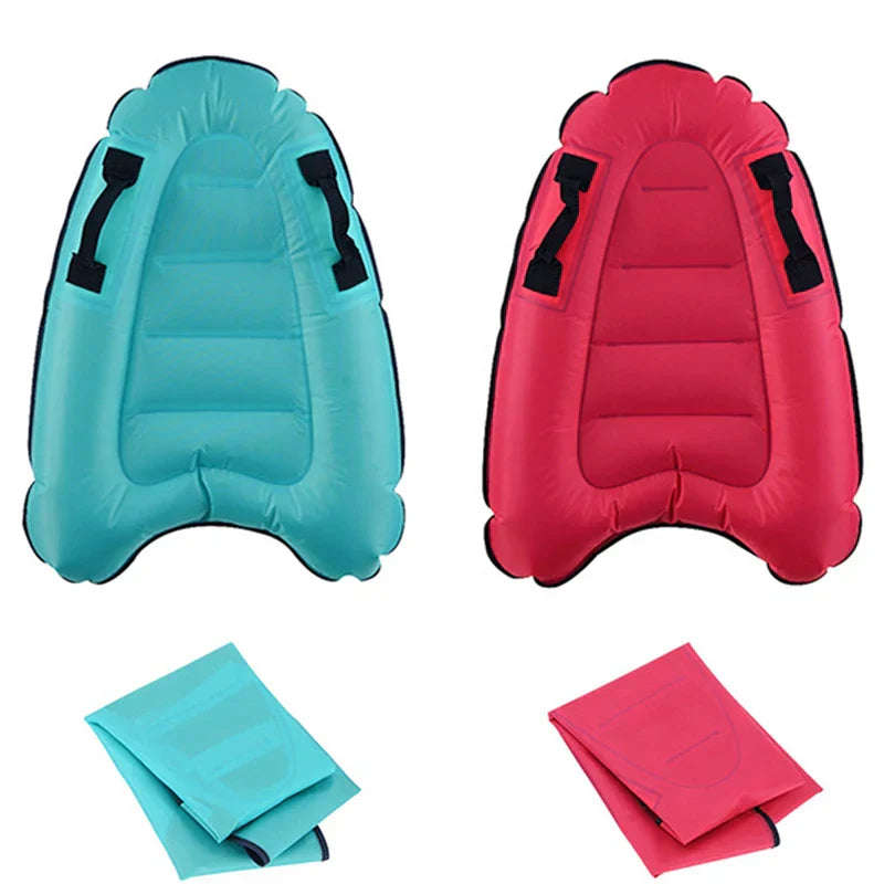 Oppusteligt Bodyboard Til Børn | Transportabelt PVC Design Til Pool & Strand | Overvågede Vandaktiviteter Udendørs | Vanero