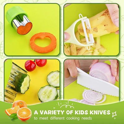 Junior Chef Set | Sikker Skæring Legetøjskøkken | Vanero