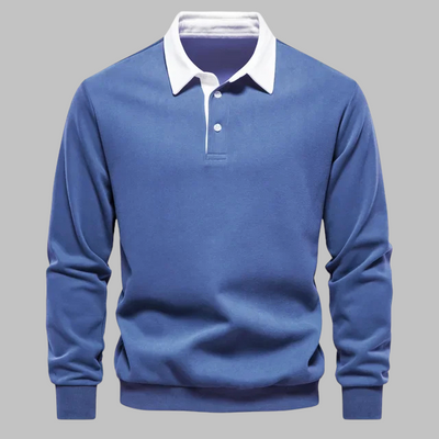 Style | Stilfuld afslappet polosweatshirt l Vanero