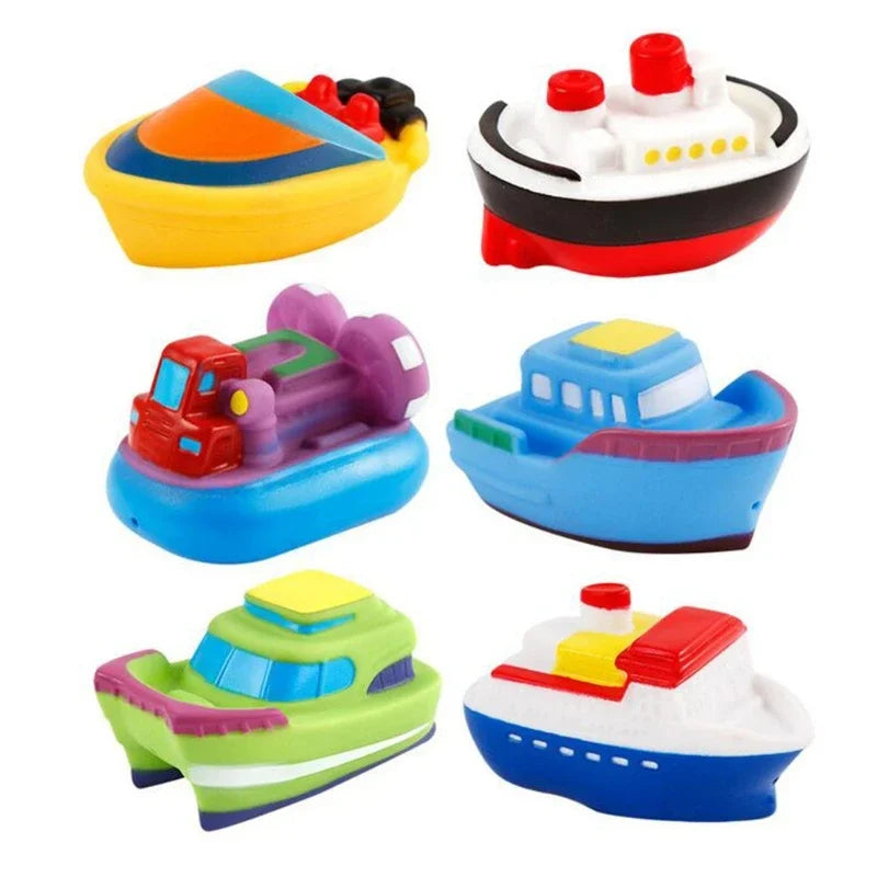 Bath Boat Set l Plaskende sjov i badet - legetøjsbåde l Vanero
