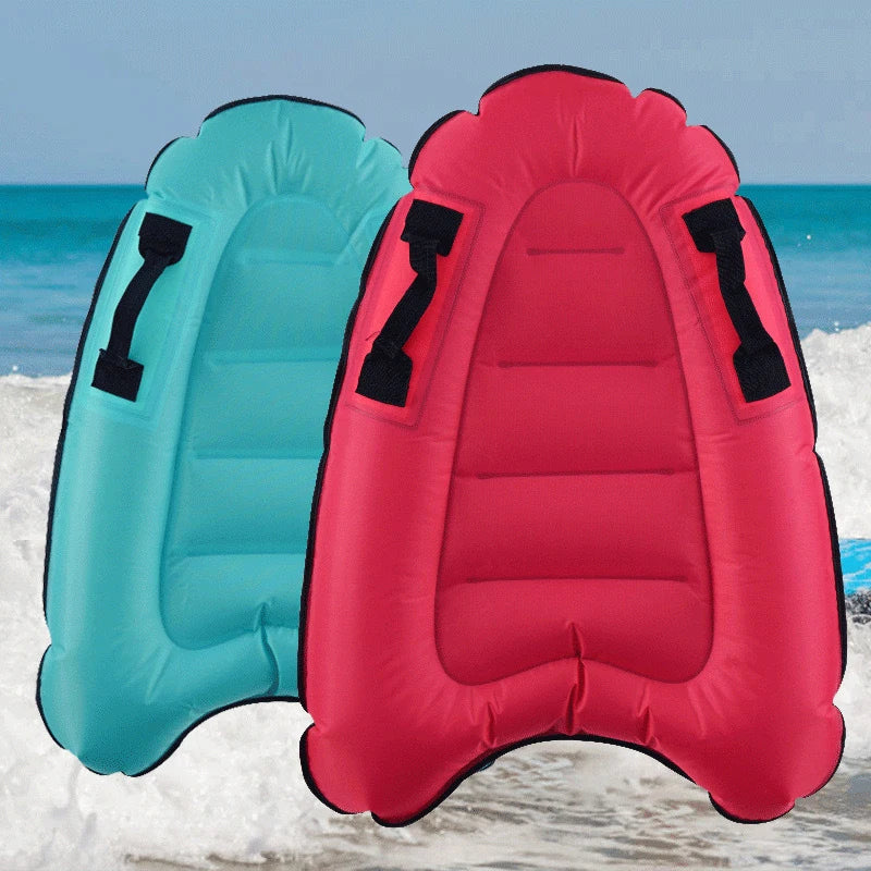 Oppusteligt Bodyboard Til Børn | Transportabelt PVC Design Til Pool & Strand | Overvågede Vandaktiviteter Udendørs | Vanero