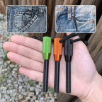 Ildstarter Kit Outdoor Sæt | Magnesiumstang Og Stålskraber Konstruktion | Camping Vandring & Friluftsudstyr Brug | Vanero