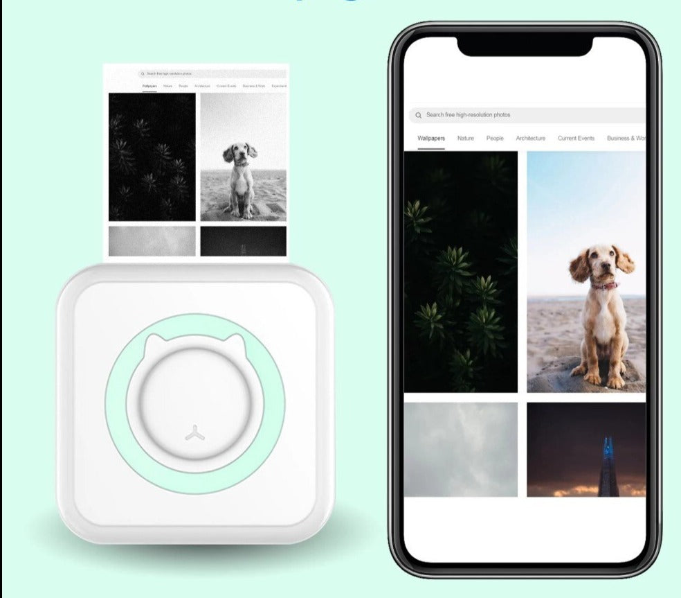 Kids Instant Photo Printer | Tag Billeder Og Del Dem Med Det Samme – Fotoprinter | Vanero